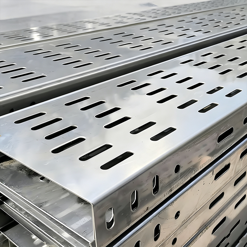 Bandeja para cables perforada galvanizada