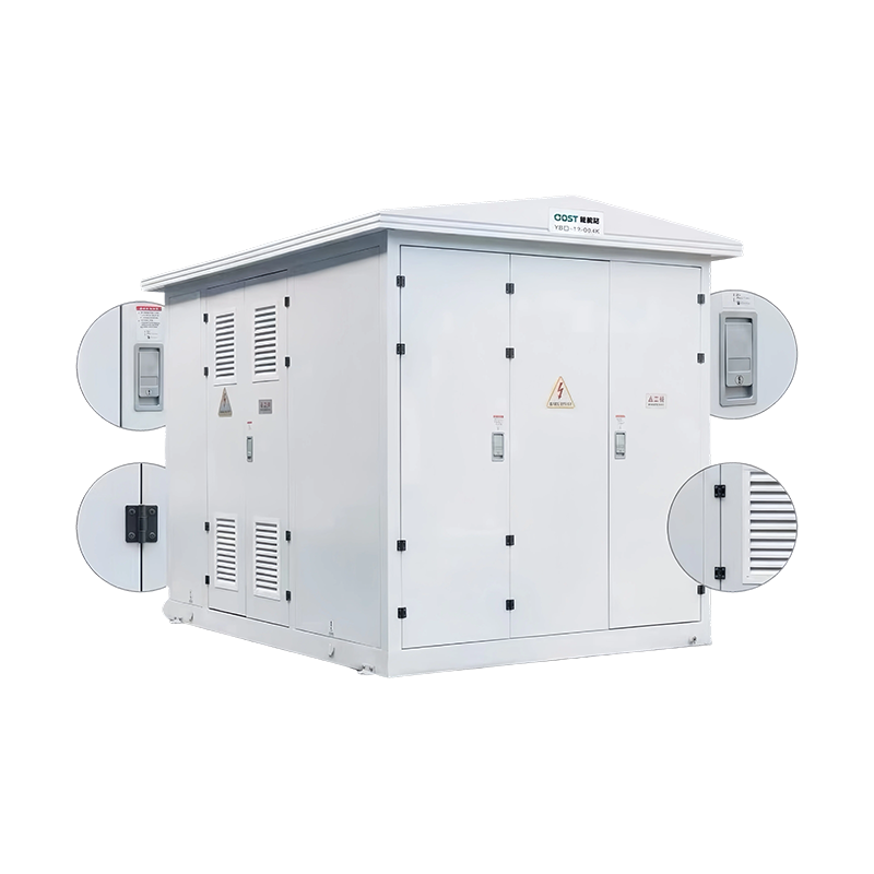 Subestación compacta prefabricada de alto/bajo voltaje YB-12