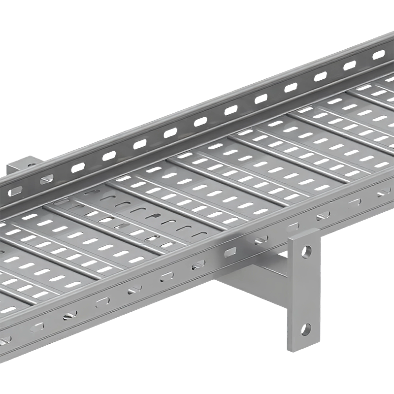 Bandeja para cables perforada de zinc, aluminio y magnesio