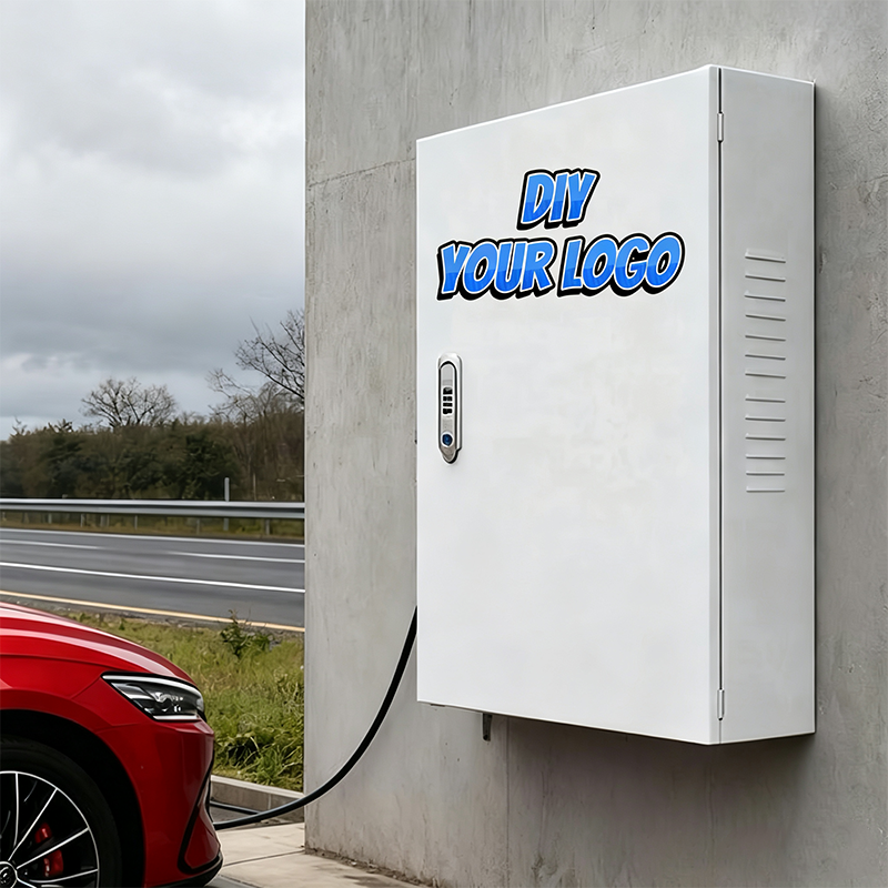 Caja de protección para cargador de vehículos eléctricos de acero galvanizado