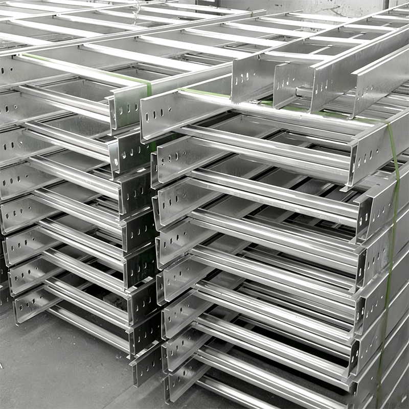 Bandeja para cables de escalera galvanizada por inmersión en caliente (HDG)